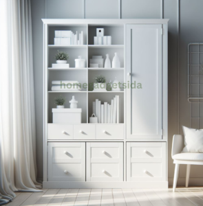 White Storage Cabinet